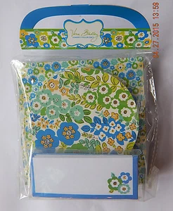 Vera Bradley HAPPY HOUR SET Cocktail Servietten Untersetzer Namenskarten English Meadow - Bild 1 von 2