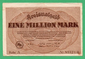 Germany Dillenburg 1.000.000 Mark Paper Money 1923 Circulated 83123 - Picture 1 of 2