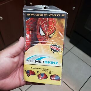 Helmetskinz Spider-man 2 Helmet Cover - Marvel Spiderman Merchandising - Rare