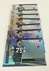 Trysten Hill 2019 Panini Unparalleled Rc Dallas Cowboys Lot Of 7 Cards - Picture 1 of 1