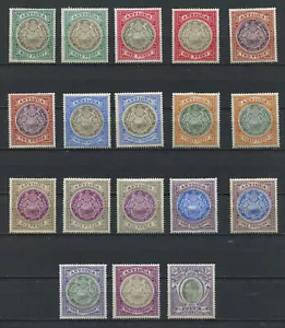 Antigua 1903-07 KEVII Set mit vielen Farbtönen SG# 31-40 neuwertig scharniert MH £ 600,00+ - Bild 1 von 2
