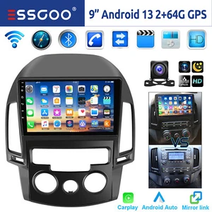 9" Für Hyundai i30 MK1 FD 2006-11 64G Android 13 Autoradio Carplay GPS Navi +KAM - Bild 1 von 14