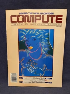 April 1991 COMPUTE Magazine Vintage Computers Game Ads PC - Picture 1 of 9