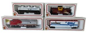 Lote de 4 trenes vintage escala HO Bachmann locomotora Santa Fe kay abeja juguetes cisterna - Imagen 1 de 20