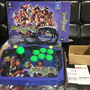 HORI Soul Calibur 2 II Arcade Stick Controller Gamecube Game + Box VG - Picture 1 of 2