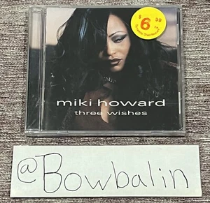 Miki Howard : Three Wishes ( Peak CD , 2001 ) Album Y2K R&B Soul - New & Sealed - Picture 1 of 3