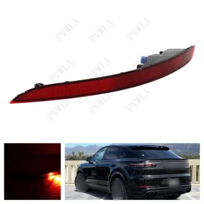 Rear Bumper Reflector Light Tail Lamp LH For Porsche Cayenne 2018 2019-2023 - Image 1 of 4