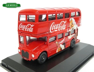 OO Gauge Oxford Diecast 1:76 76RM114CC Routemaster 1:76 Coca Cola Xmas Bus — 第 1/2 张图片