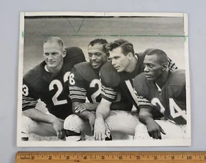 1966 Type 1 Photo Chicago Bears Bennie McRae Richie Pettibone Rosie Taylor - Picture 1 of 2