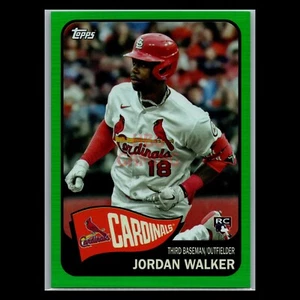 Jordan Walker RC /99 Green Foil 2023 Topps Archives Cardinals Rookie Card  #154 - Picture 1 of 2