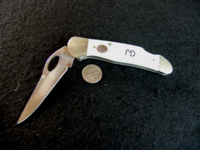 MOORE MAKER-3109LBC-CLIP DE CINTURÓN-GJ-CUCHILLO DE BLOQUEO PLEGABLE-MATADOR,TX-CERCA DE NUEVO Foto 1 de 4