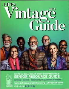 LIFE'S 2024 VINTAGE GUIDE CENTRAL OKLAHOMA'S SENIOR RESOURCE GUIDE NEW C PICS - Picture 1 of 4