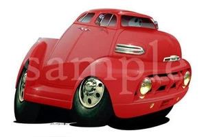 1952 COE Truck Cartoon T-Shirt  #6861  vintage antique auto art - Picture 1 of 1