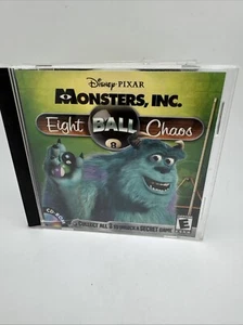 Monsters Inc Eight Ball Chaos Disney Pixar Windows 95/98/Me CD-Rom Game, VG CD31 - Picture 1 of 3