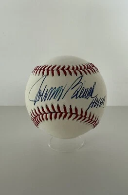 Johnny Bench  Autograph Signed Major League Ball JSA Coa Reds Inscribed HOF - Image 1 of 4