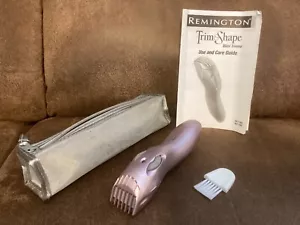 REMINGTON BKT-1000 TRIM SHAPE BIKINI TRIMMER CASE BRUSH INSTRUCTIONS WORKS WELL - Picture 1 of 8