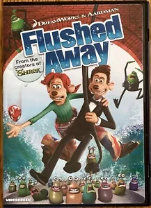 Flushed Away DVD with Hugh Jackman, Kate Winslet, Jean Reno, Bill Nighy - Picture 1 of 3