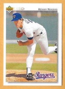 KENNY ROGERS TEXAS RANGERS #651 - UPPER DECK NM-MT 1992 - Picture 1 of 2