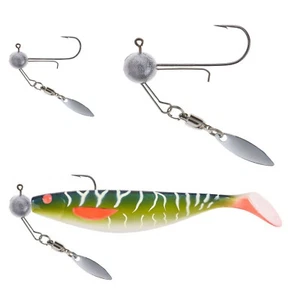 Balzer Shirasu Spinner Jig 2er Pack Jigkopf mit Spinnerblatt Spin Jig Kopf - Bild 1 von 11