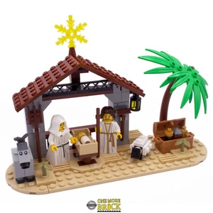 Nativity - Mary Joseph Jesus minifigures | Christmas Xmas | Made With Real LEGO - Picture 1 of 4