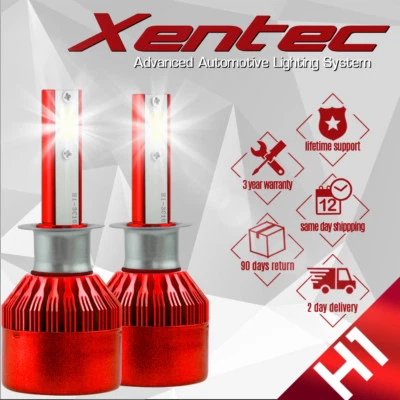 XENTEC LED HID Headlight Conversion kit H1 6000K for BMW 740i 1995-1998 - Image 1 of 4