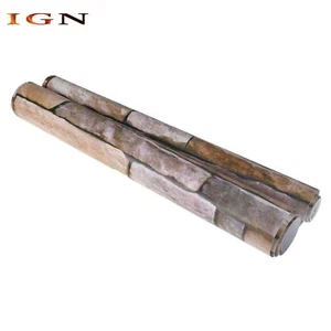 18 × 197/120In 3D Stone Rock Vinyl Peel And Stick Wallpaper Waterproof Sticker - Picture 1 of 13