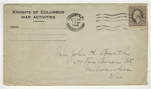 1918 WORLD WAR 1 WW1 AUGUSTA GEORGIA KNIGHT OF COLUMBUS WAR ACTIVITIES - Picture 1 of 1