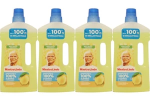 4 PEZZI - MASTROLINDO DETERSIVO PAVIMENTI LIMONE 930 ML MULTISUPERFICIE - Foto 1 di 2