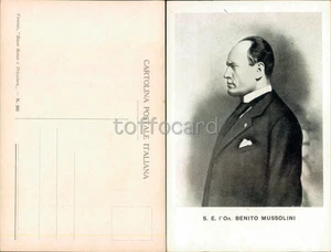 PROPAGANDA WW2-BUON SENSO E TRICOLORE N.285-ONOREVOLE MUSSOLINI-D8-76 - Bild 1 von 1