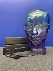 NEU PORSCHE DESIGN - P'8306-D ROUND RX BRILLE UNISEX TITANIUM 51-18-140 - Bild 1 von 11