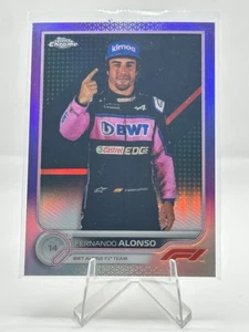 2022 Topps Chrome Formula 1 #13 Fernando Alonso Purple Refractor /399 - Picture 1 of 2