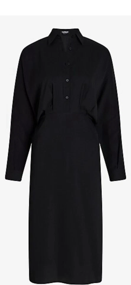 XL NUEVO CON ETIQUETAS Vestido Express Portofino para mujer negro blanco Foto 1 de 4