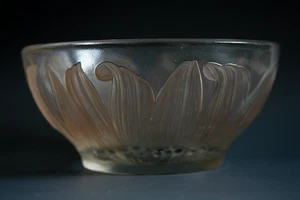 ANTIKE RENE LALIQUE FLEUR GLASSCHALE - UM 1912 - Bild 1 von 5