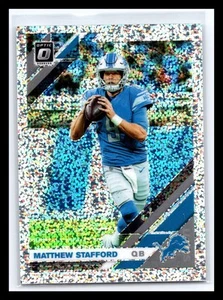 2019 Donruss Optic Matthew Stafford White Sparkle #34 Lions Rams SSP Rare - Bild 1 von 2