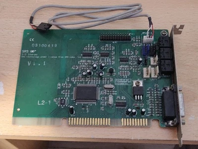 Aztech Sound 16B SRS 3D 3-D Stereo ISA Vintage Sound Card AZT2320 - Image 1 of 4
