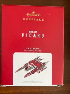 HALLMARK 2021 STAR TREK PICARD LA SIRENA BARCO ADORNO - Imagen 1 de 4