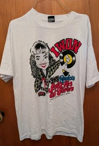 Vintage 1980s Pittsburgh Radio 3WS Sheri Van Dyke Promotional T-shirt White XL - Picture 1 of 5