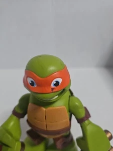 Teenage Mutant Ninja Turtle Tmnt Michaelangelo Half Shell Heroes Playskool - Picture 1 of 7