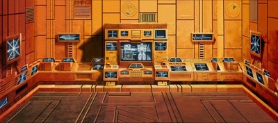 Transformers G1 85 Masterpiece Teletraan 1 Ark Autobot Dinobot Diorama Backdrop - Image 1 of 4