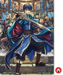 Fire Emblem Card 0 Cipher Marker card Marth Shadow Dragon h - Picture 1 of 2