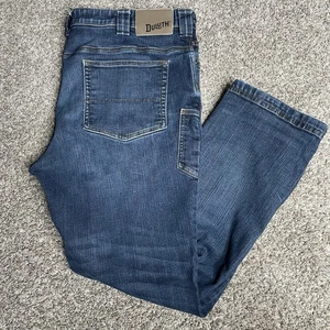 Duluth Trading Jeans Mens 40x30 Blue Ballroom Double Flex Slim Fit Denim Work - Picture 1 of 14
