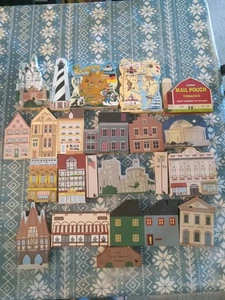 The Cats Meow Village Lot 23 Store Germany Shops Houses Vintage Some Wear - Picture 1 of 24