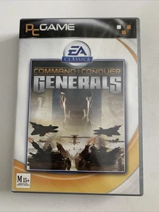 Command & Conquer Generals PC Windows CDROM 2002 RTS Strategy Game - Picture 1 of 4