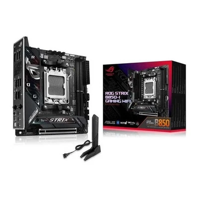 Carte mere - ASUS - ROG STRIX B850-I GAMING WIFI - AMD B850 - Emplacement AM5 mi - Photo 1/4