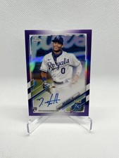 2021 Topps Chrome Rookie Autographs Purple Refractors #RANH Nick Heath Auto /250