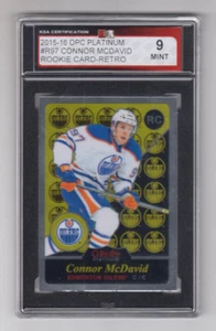 15/16 OPC Platinum Edmonton Oilers Connor McDavid Retro Rookie RC #R97 KSA 9 - Bild 1 von 2