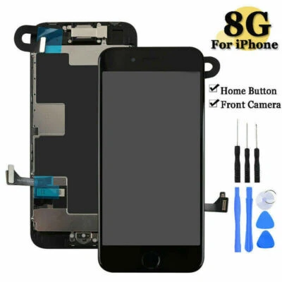 For iPhone 8 4.7"LCD Touch Screen Replacement Digitizer Display with Home Button - Image 1 of 4