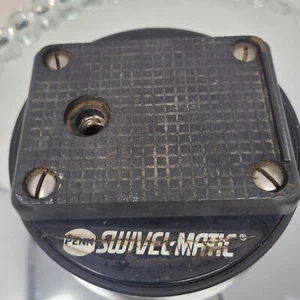 PENN Swivel-matic BASE INCLUDES BASE, MOUNTING PLATE & Stainless Mounting Bolts - Picture 1 of 3