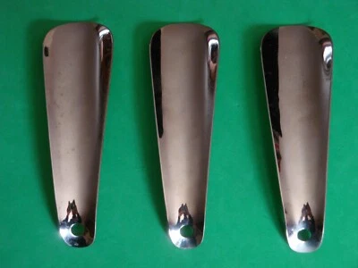 chausse pied metal chrome lot de 3  neuf - Photo 1/2