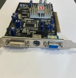 SCHEDA VIDEO ATI RADEON 9250 PCI 8x Video Card 256 MB 128 Bit DVI VGA S-Video P - Foto 1 di 3